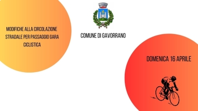 logo comune di gavorrano, strada, dicitura modifiche circolazione stradale