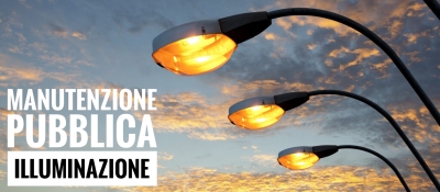 Manutenzione straordinaria sostegni pubblica illuminazione e corpi illuminanti