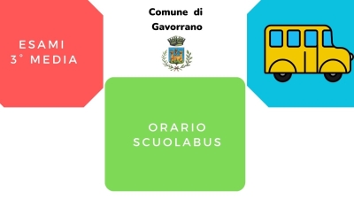 avvertenza esistenza scuolabus per esami 3 media - disegno scuolabus giallo