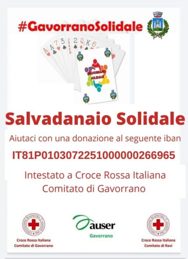 Raccolta fondi a sostegno delle famiglie in difficoltà economica