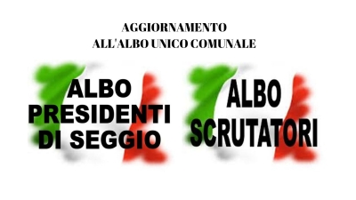 Aggiornamento albo presidenti e scrutatori di seggio