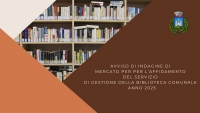 scaffali bigblioteca, scritta indagine di mercato