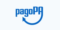 logo pagopa in blu su sfondo bianco