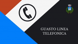 disegno telefono, logo comune, guasto telefonico