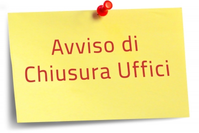 Chiusura al pubblico ufficio anagrafe - stato civile 15 dicembre