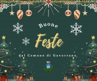 auguri di Natale, decorazioni natalizie su sfondo verde