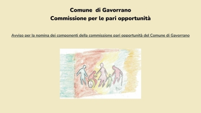 logo pari opportunità, avviso composizione commissione
